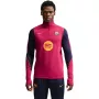 Nike FC Barcelona Strike pánsky futbalový dres tmavá Beetroot/čierna XL