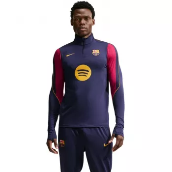 Nike FC Barcelona Strike pánske futbalové tréningové tričko Navy M