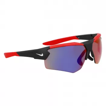NIKE pánske športové obdĺžnikové slnečné okuliare NKEV24037-12 - čierny rám, sivé sklá, 71 mm šírka skla
