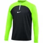 Nike NK Dri-FIT Academy Drill Top K Black-Green DH9230 010 S pánska mikina