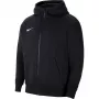 Nike Park 20 Fleece Full-Zip mikina s kapucňou čierna CW6891 010