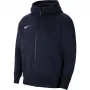 Nike Park 20 Fleece Full-Zip kapucňová mikina polnočná modrá CW6891 451