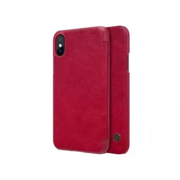 Nillkin Apple iPhone X/Xs Qin Book Case červené