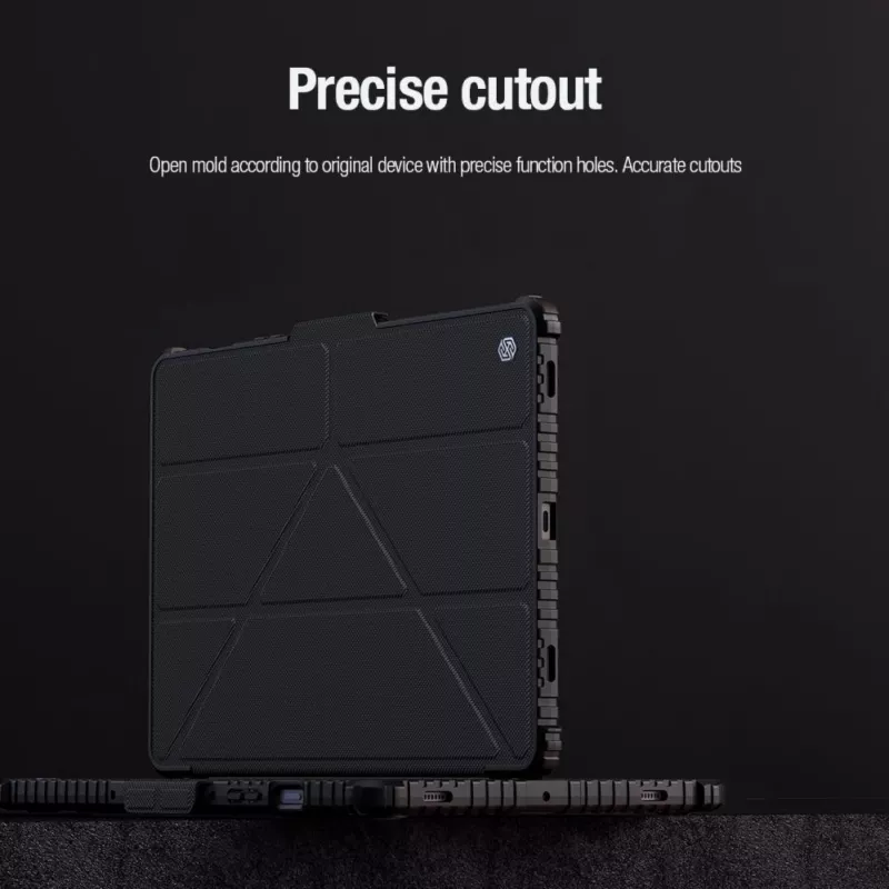 Nillkin Bumper Leather Case Pro puzdro pre Samsung Galaxy Tab S9 - čierne
