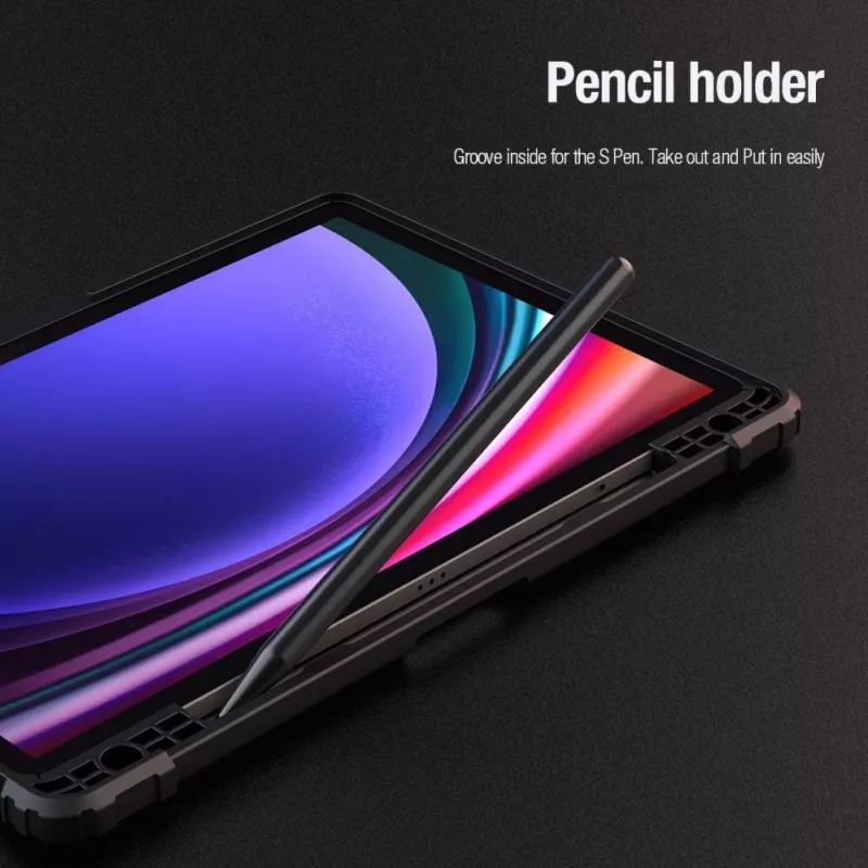 Nillkin Bumper Leather Case Pro puzdro pre Samsung Galaxy Tab S9 - čierne