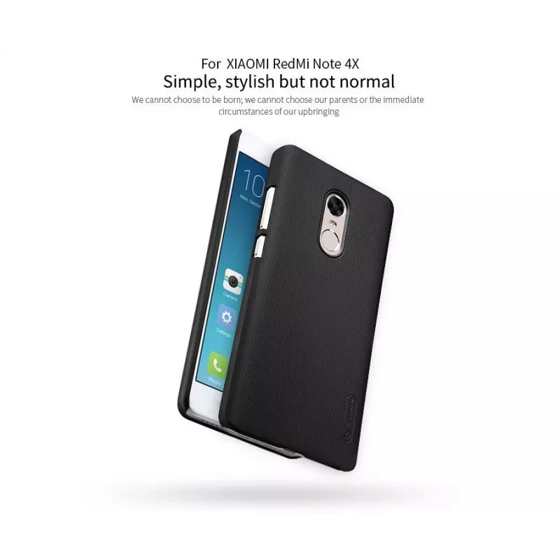 Nillkin Super Frosted Shield puzdro pre Xiaomi Redmi Note 4 / Note 4X - červené