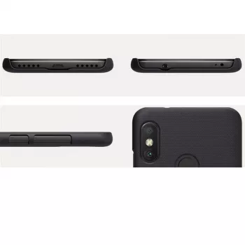 Nillkin Super Frosted Shield puzdro pre Xiaomi Redmi Note 6 Pro - čierna