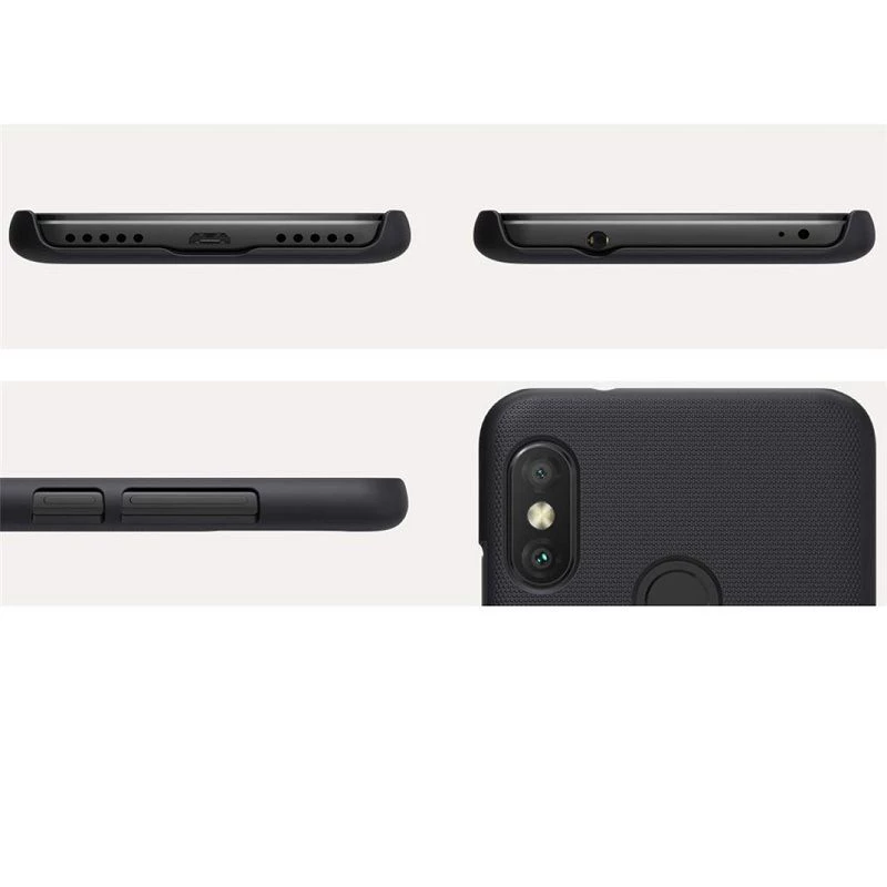Nillkin Super Frosted Shield puzdro pre Xiaomi Redmi Note 6 Pro - čierna