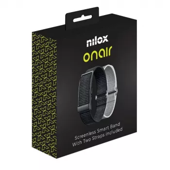 Nilox OnAir Screenless Band čierny/strieborný