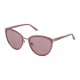 NINA RICCI dámske slnečné okuliare SNR11757F38X - Havana acetátový rám, hnedé gradientové sklá, 57 mm