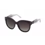 NINA RICCI dámske slnečné okuliare SNR3245501CK - čierny acetátový rám, sivé polykarbonátové šošovky, 55/18/140 mm