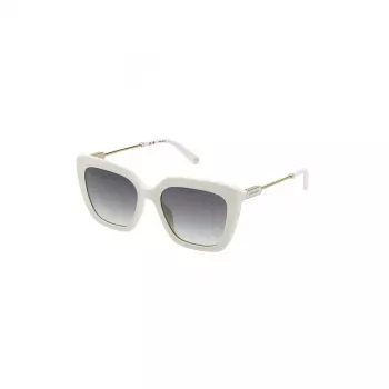 NINA RICCI dámske slnečné okuliare SNR379543GFG - zlatý rám, hnedé gradientové sklá, 54 mm