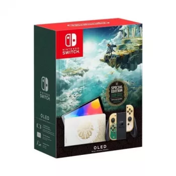 Nintendo Switch OLED Model Zelda: Tears of the Kingdom Limited Edition zlatá/biela 64 GB