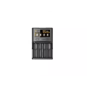 Nitecore SC4 4-slotová profi nabíjačka pre Li-Ion, NiMH, NiCd batérie