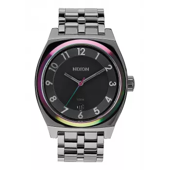 NIXON pánske hodinky A325-1698-00 40 mm nerezové puzdro kožený remienok japonský quartz strojček
