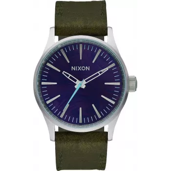 NIXON Sentry 38 dámske hodinky A377-2302-00 ružové zlato oceľ indigo koža
