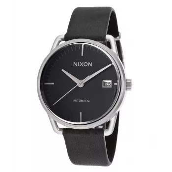 Nixon Time Teller pánske hodinky A199-000-00 39mm čierny ciferník čierny náramok z ušľachtilej ocele