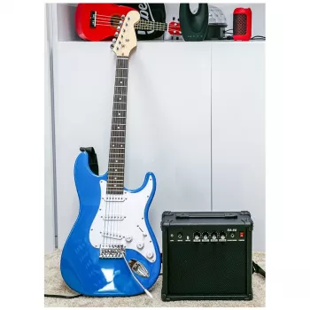 NN EG SET BLU Elektrická gitara - štartovacia sada modrá