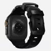 NOMAD Rocky Point remienok pre Apple Watch 46mm/49mm s FKM a titánom (Carbon Black, Black Hardware)