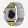 NOMAD Stratos Band - titanový remienok pre Apple Watch 49mm s FKM (Natural Titanium, Volt FKM)