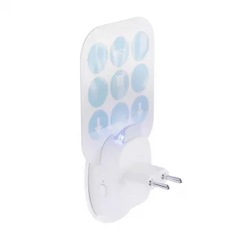 Noveen lampa na hmyz 2in1 Bug Zapper + nočné svetlo nastaviteľná zástrčka do 30 m²
