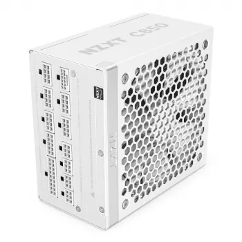NZXT C850 Gold ATX 3.1 plne modulárny napájací zdroj - 850W, 80 PLUS Gold, biela