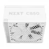 NZXT C850 Gold ATX 3.1 plne modulárny napájací zdroj - 850W, 80 PLUS Gold, biela
