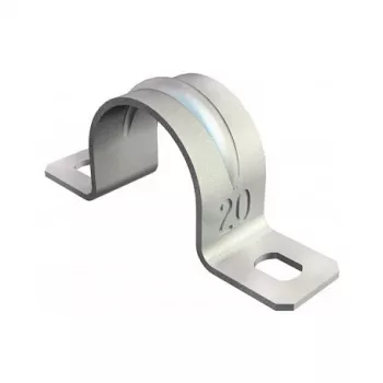 OBO BETTERMANN 605 37 G dvojitá oblúková rúrková svorka 37 mm oceľ pozinkovaná 1018361