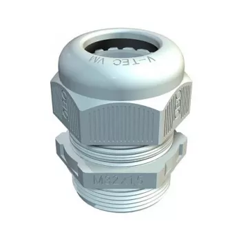 OBO V-TEC VM25 LGR metrická káblová priechodka M25 polyamid svetlosivá RAL 7035