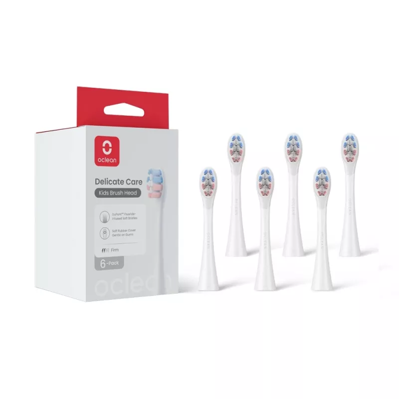 Oclean Delicate Care Kids Brush Head 6 ks P3K1 W06 biela