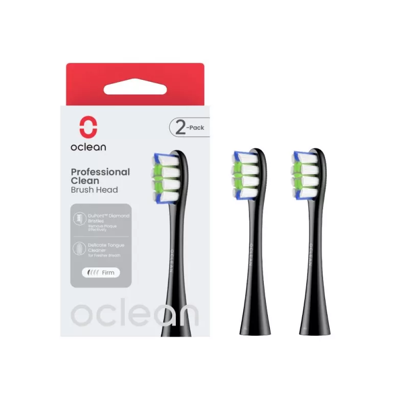 OCLEAN Professional Clean Hlava kefky P1C5 B02 2 kusy čierna
