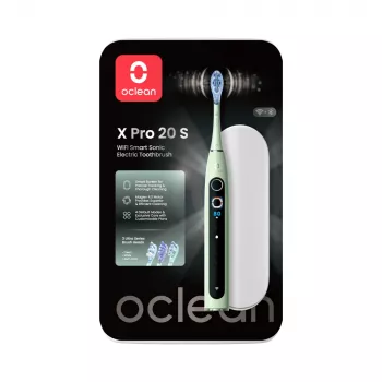 OCLEAN X Pro 20 S elektrická zubná kefka zelená