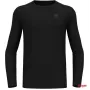 Odlo BL Top Crew Neck Long Sleeve Merino 200 pánske tričko base layer, čierna, veľkosť L