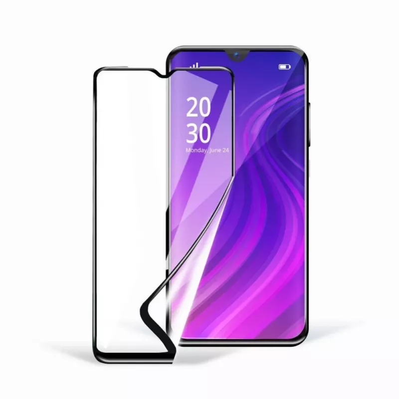 OEM 5D Full Glue keramické sklo ochranné sklo displeja pre Samsung Galaxy A26 5G čierne