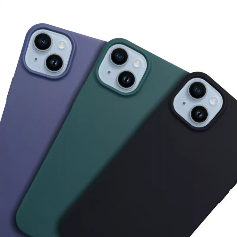 OEM puzdro pre Honor X6c matná modrá silikónová zadná krytka