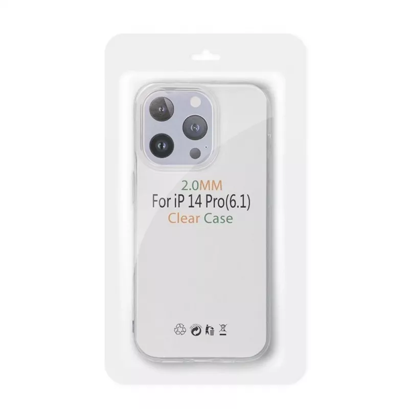 OEM puzdro pre iPhone 12 Mini Clear Case 2 mm (ochrana kamery) transparentné