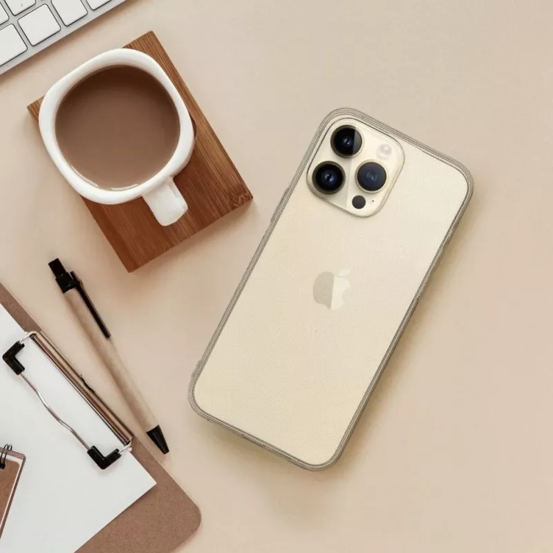 OEM puzdro pre iPhone 12 Mini Clear Case 2 mm (ochrana kamery) transparentné