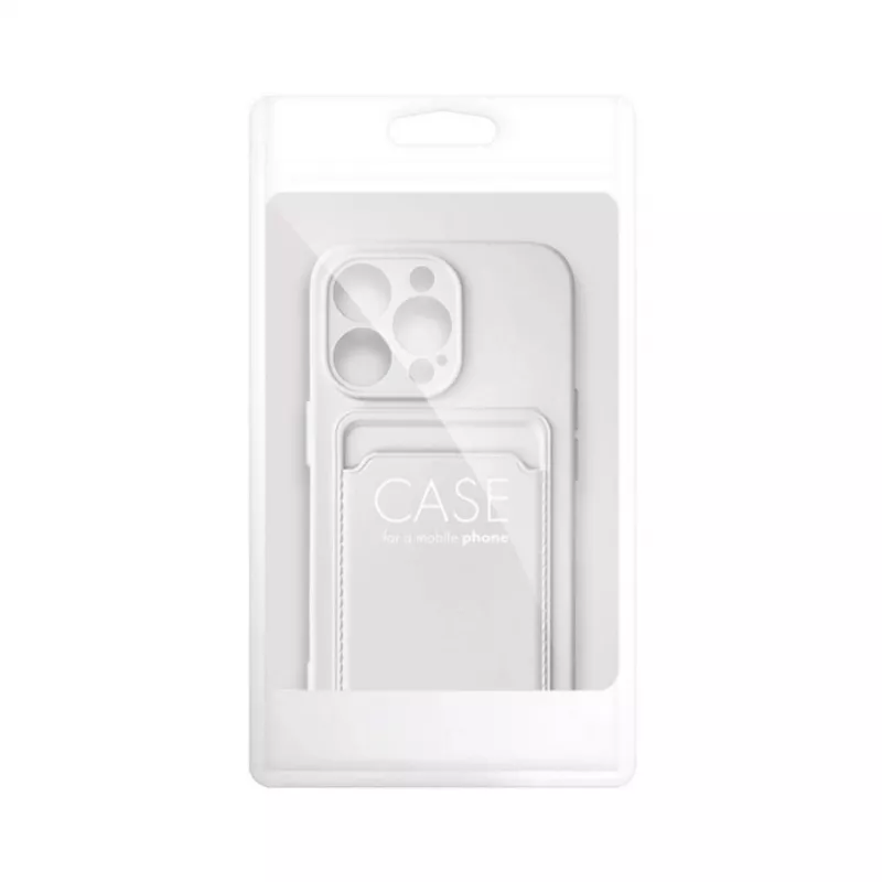 OEM puzdro pre iPhone 15 Pro Max puzdro na karty biele