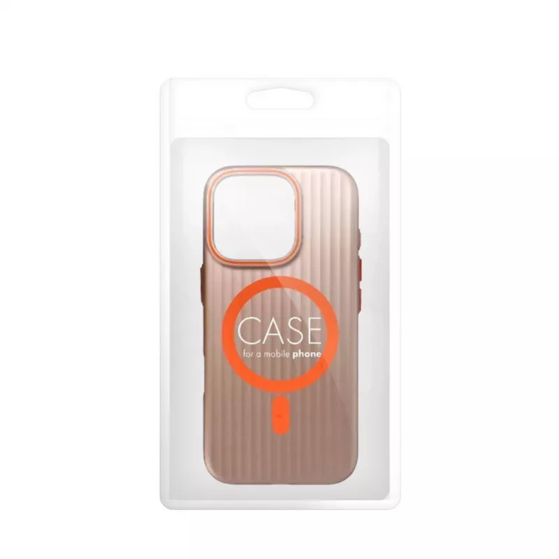 OEM puzdro pre iPhone 15 Pro Max Simply kompatibilné s MagSafe titánová púštna