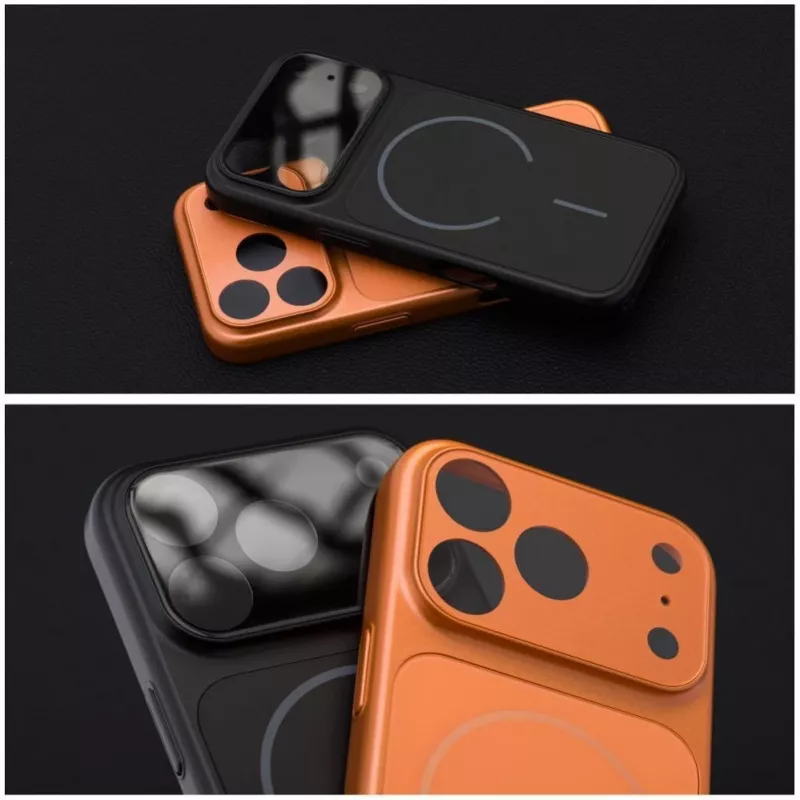 OEM Case pre iPhone 17 AIR Make 17 kompatibilné s MagSafe oranžová
