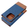 OEM Flip puzdro pre iPhone 16 Pro Max Jeans Book modrá