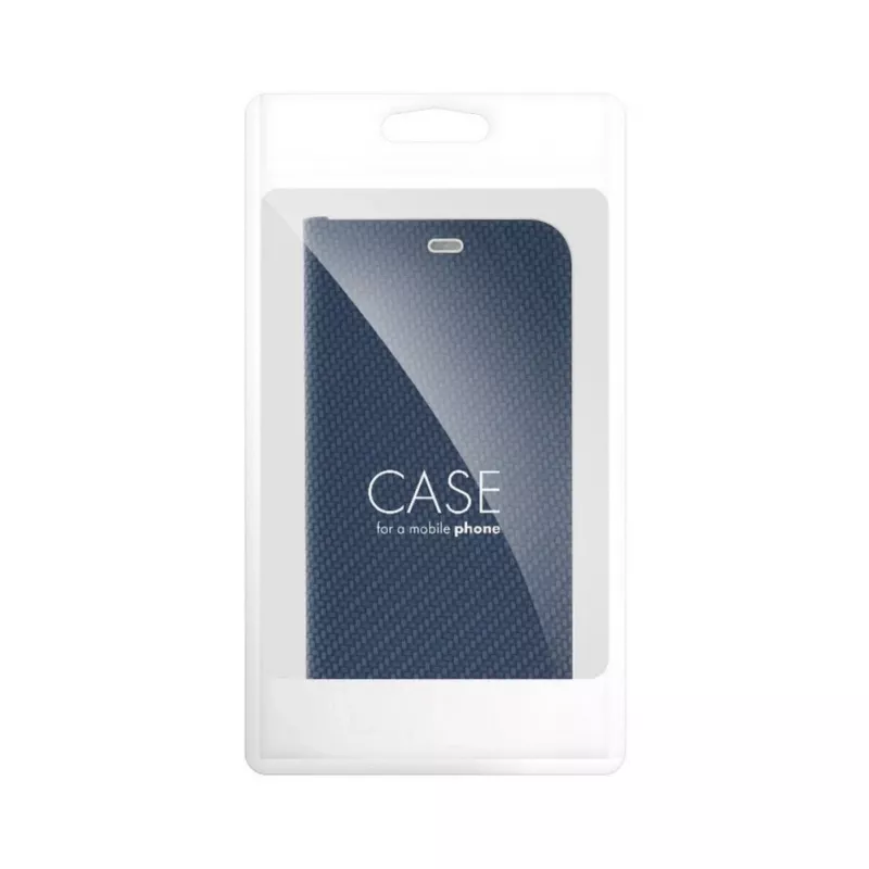 OEM flip puzdro pre Samsung A54 5G Luna Book Carbon modré