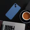 OEM silikónové MagSafe puzdro pre Apple iPhone 16 s ochranou kamery - modré