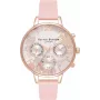Olivia Burton dámske hodinky Celestial OB16CGS07 - 34mm ružové zlato & sivá koža