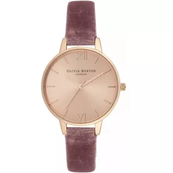 OLIVIA BURTON Dámske Daisy Chain quartzové hodinky OB16DE03 34 mm ružové zlato nerezová oceľ mesh