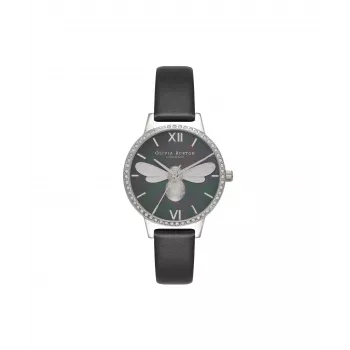 OLIVIA BURTON dámske hodinky OB16BB13 30 mm čierny ciferník kožený remienok