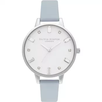 OLIVIA BURTON dámske hodinky OB16BJ01 34mm strieborná nerezová oceľ mesh
