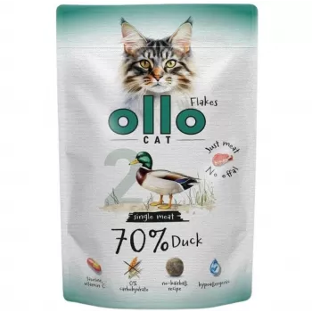 Ollo mačacie vrecko č. 2 kačica 85 g