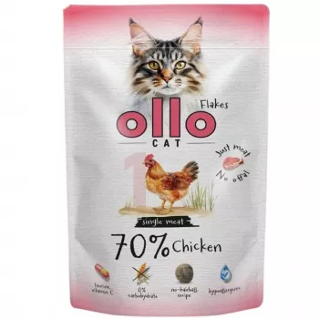 Ollo mokré krmivo pre mačky vrecko kura 85 g