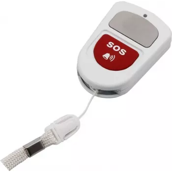 Olympia 5912 RF rádiový diaľkový ovládač, 4-tlačidlový kľúčenka, biely